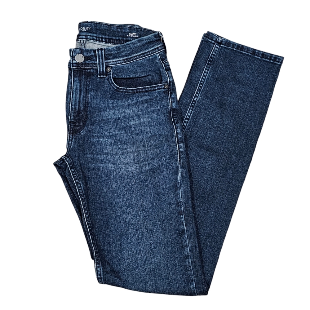 MEN'S Fidelity Denim Jimmy Slim Straight Dark Wash Jeans - 29x33